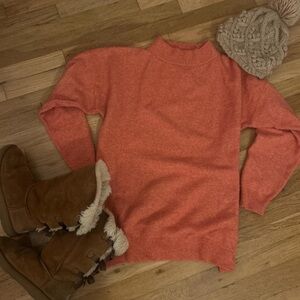 a new day Women's Coral Crew Neck Sweater
